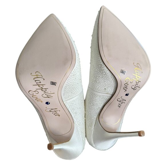 Jessica Simpson Women's Bridal Bride Wedding Heels Shoes Stiletto Size 10 - Picture 3 of 16